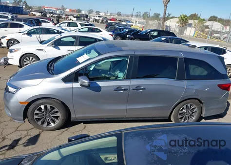 2022 Honda Odyssey Ex-L from USA, damaged, VIN 5FNRL6H73NB069423